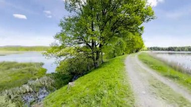 Çek Cumhuriyeti 'nin Brdy Dağlarındaki Padrtske Göletleri