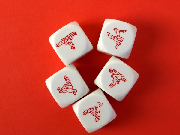 Erotic dices — Stock Photo, Image