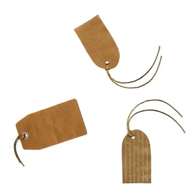 üç farklı Etiketler