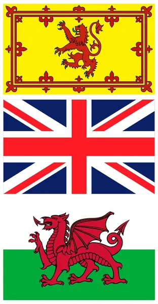 British flags — Stock Photo, Image