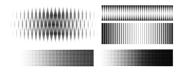 Jeu de demi-teinte vectorielles en résumé — Image vectorielle