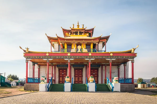 Tsogchen-Arm - the main cathedral church Ivolginsky datsan, Buryatia. Russia — Stock Photo, Image