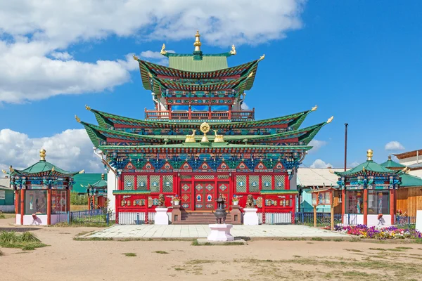 Temple of the Pure Land in Ivolginsky datsan, Buryatia, Russia. — Stock Photo, Image