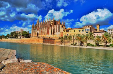Palma de Mallorca - Cathedral HDR clipart