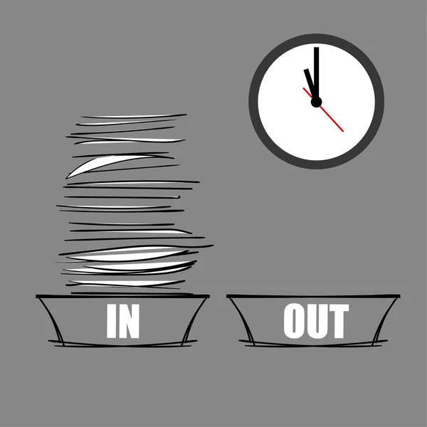 Overworked and Under Pressure — Stock Vector