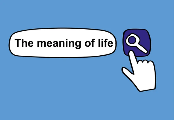 The Meaning of Life — Stock Vector