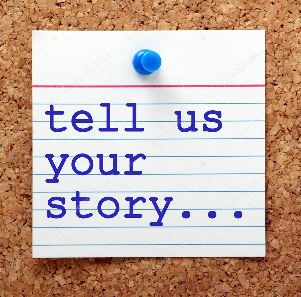 Tell Us Your Story Stock Photo by ©thinglass 111116186