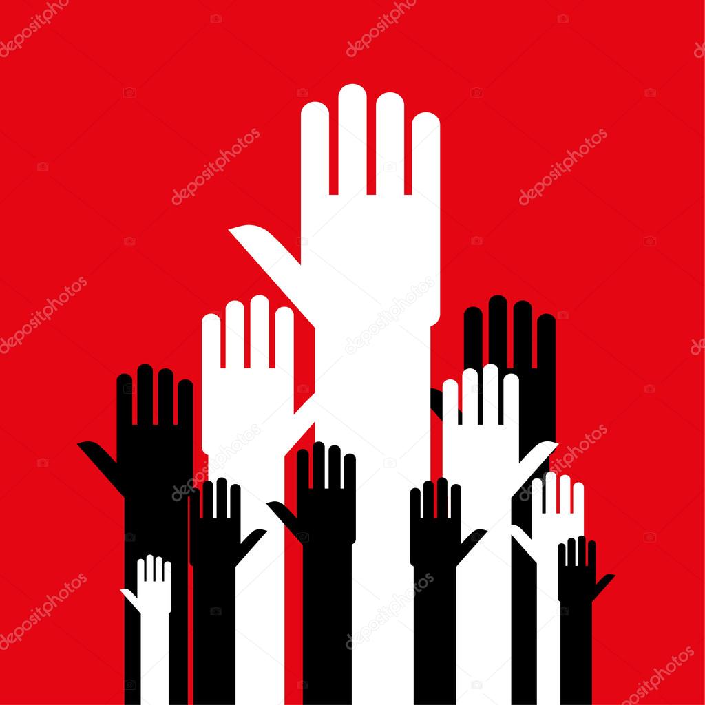 Raise Your Hands Stock Vector Raise Your Hands Stock Vector