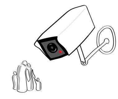 Society Under Surveillance clipart