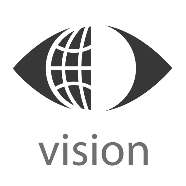 Logotipo de visión para negocios — Vector de stock