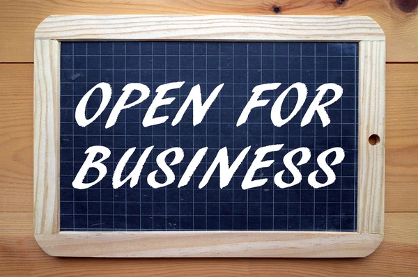 Open For Business — Stock Photo, Image