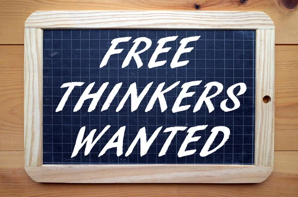 Free Thinkers Wanted — Stock Photo, Image