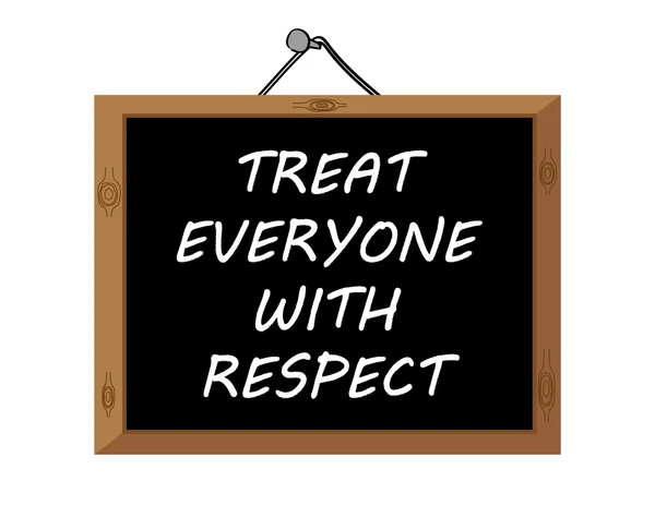 Treat Everyone With Respect — Stock Vector