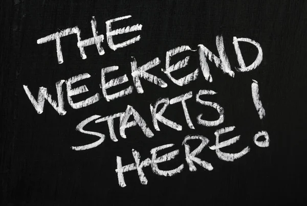 The Weekend Starts Here! — Stock Photo, Image