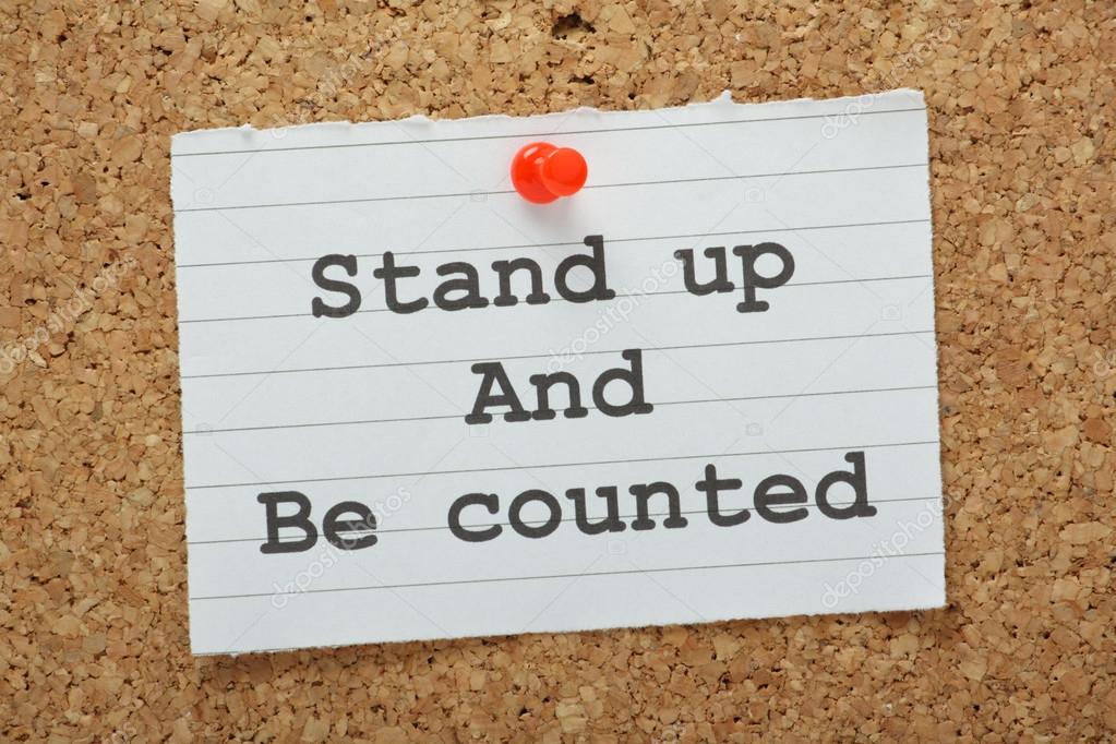 Stand Up And Be Counted Stock Photo By thinglass 52458499 stand-up-and-be-counted-stock-photo-by-thinglass-52458499