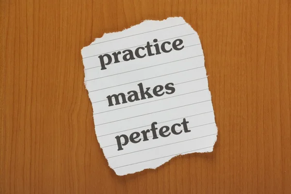 Practice Makes Perfect — Zdjęcie stockowe