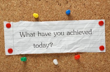 What have you achieved today? clipart