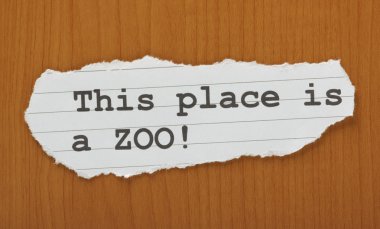 Burası hayvanat bahçesi gibi.!