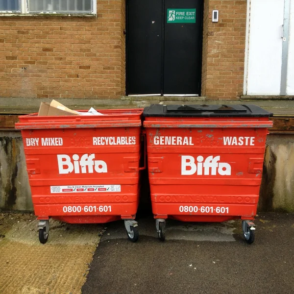 Biffa Waste Management Wheelie Bins Stock Editorial Photo © thinglass