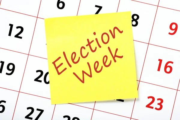 Election Week Reminder — Stock Photo, Image