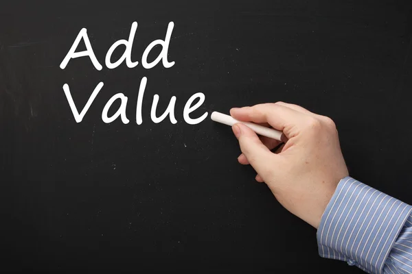Add Value — Stock Photo, Image