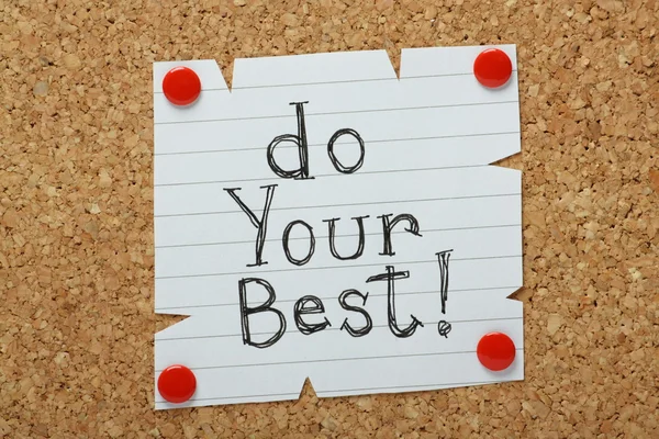 Do Your Best! — Stock Photo, Image