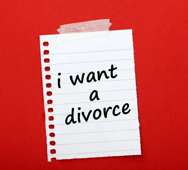 Quiero el divorcio. —  Fotos de Stock