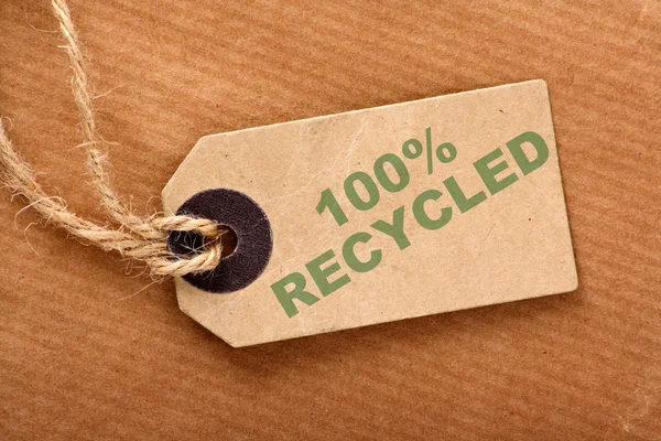 One Hundred Percent Recycled — Stock Photo, Image