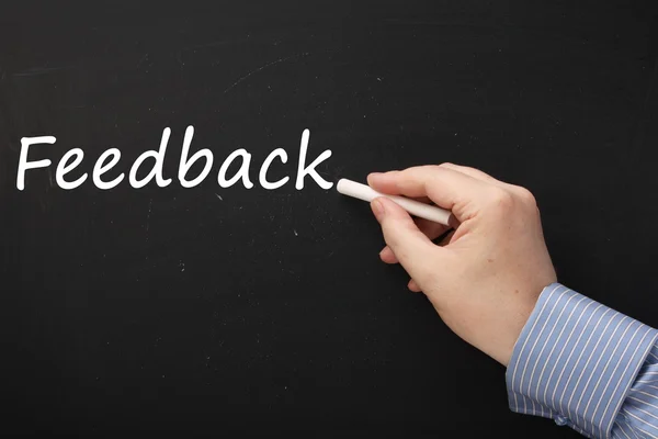 Escrever feedback — Fotografia de Stock