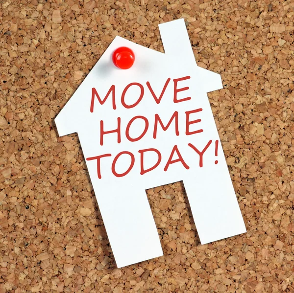 Move huis vandaag — Stockfoto