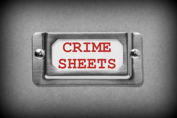 Crime Sheets Drawer