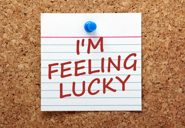 I'm Feeling Lucky — Stock Photo, Image