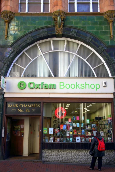 Oxfam Buchhandlung — Stockfoto