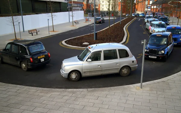 Wartende Taxis — Stockfoto