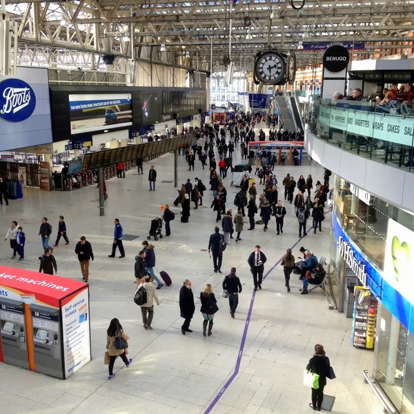 Waterloo Railway Station — Stockfoto