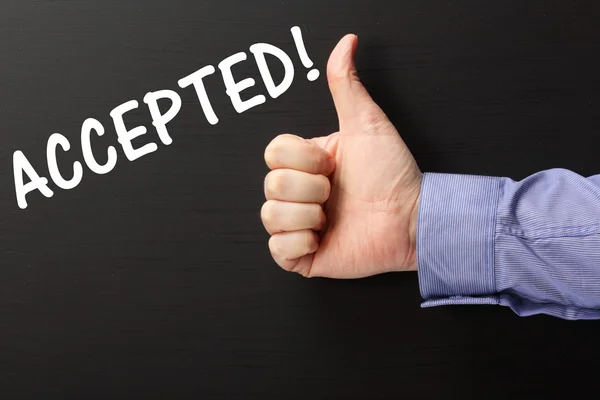 Accepted! — Stock Photo, Image