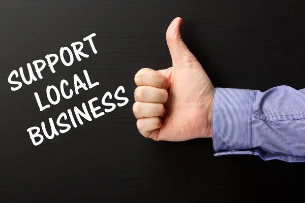 Support Local Business — Stock Photo, Image