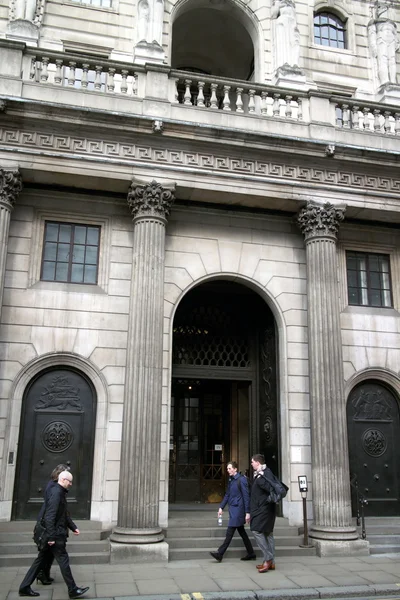 Entrée de la Banque d'Angleterre — Photo