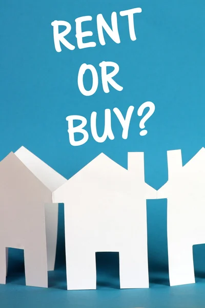 Rent or Buy? — Stock Photo, Image