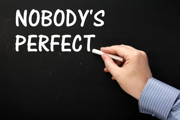 Nadie es perfecto — Foto de Stock