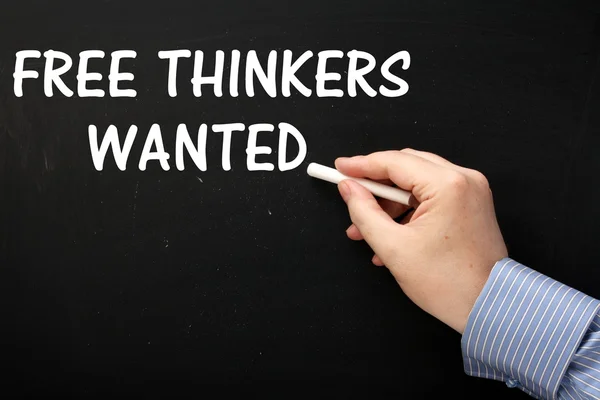 Free Thinkers Wanted — Stock Photo, Image