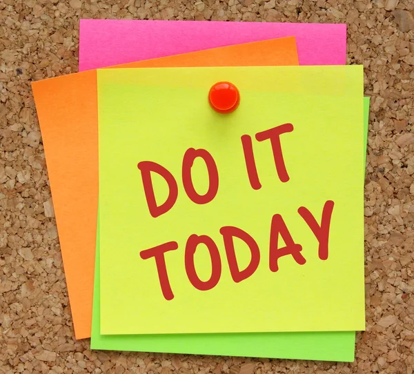 Do It Today — Stock Photo, Image