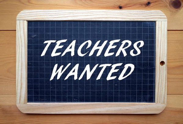 Teachers Wanted — Stock Photo, Image