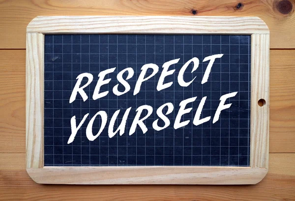 Respect Yourself — Stock Photo, Image