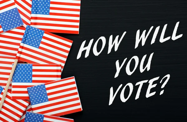 How Will You Vote USA — Stock Photo, Image