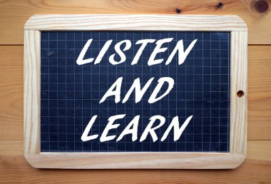 dinleyin ve öğrenin