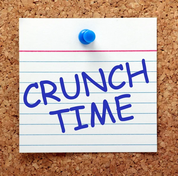 Crunch time — Stockfoto