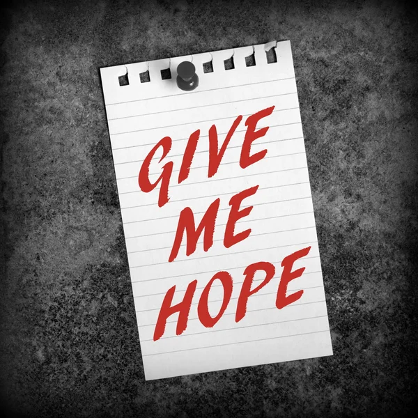 Give Me Hope — ストック写真