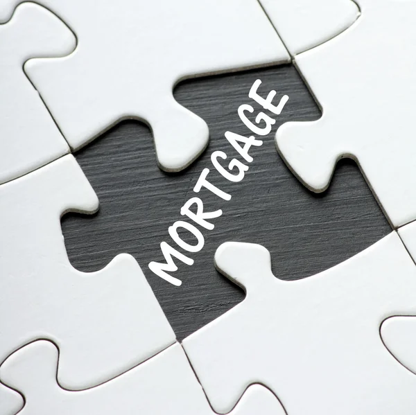 Mortgage Puzzle — ストック写真