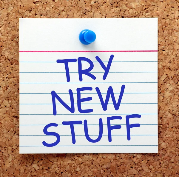 Try New Stuff — Stock Photo, Image